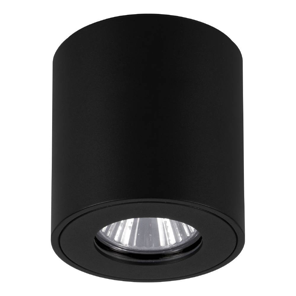 901028  Уличный потолочный светильник TORRECOLA, 1X35W (GU10), IP44, H85, алюминий, пластик, чёрный/прозрачное стекло