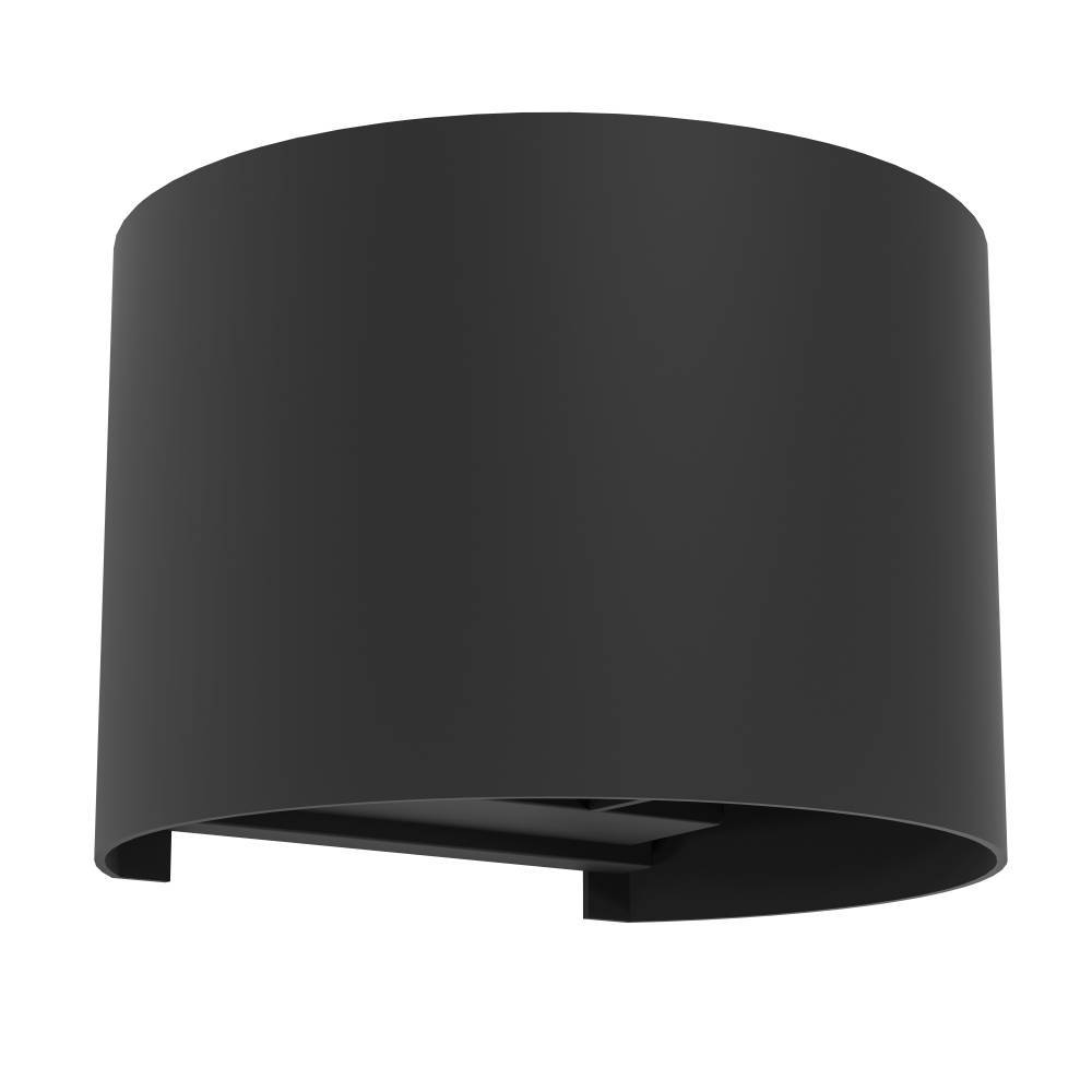 901844  Уличн светодиод свет-к настенный CALPINO 3, 2X2,8W(LED), IP54, 3000K, 840lm, алюминий, черный