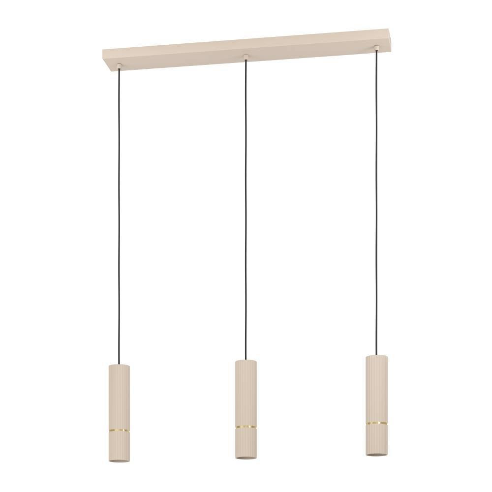 EGLO 901152  Подвесной светильник CAMINIA, 3х5W (GU10-LED), 3х345lm, H1100, L770, B90, сталь, песочный, бр