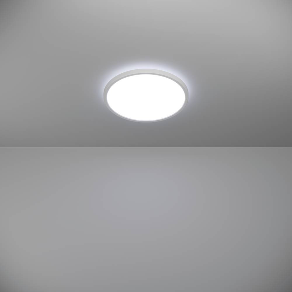 EGLO 901446  Светодиод потолочн свет-к с регул тем-ры света ROVITO, 13,9W(LED), Ø300, IP44, 2700K, 4000K, 6500K, 1750lm, пластик, белый/пластик, белый