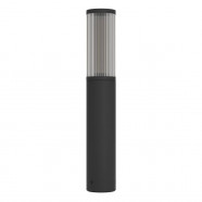 901034  Уличный напольный светильник SALLE, 1X15W (E27), IP54, H465, алюминий, пластик, чёрный/пластик, полупрозрачный