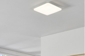 901534  Уличный светод свет-к настенно-потолочн CASTAGNETO, 20W(LED), 310х310, IP54, 2700K, 4000K, 65
