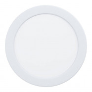  Встраиваемый светильник FUEVA 6, 10,5W(LED), 2700/4000/6500K, Ø166, алюминий, белый