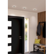 900915  Комплект встраиваемых светильников CALONGE, 3X4,8W (LED), 3000K, 1860lm, Ø100, пластик, черный, белый 