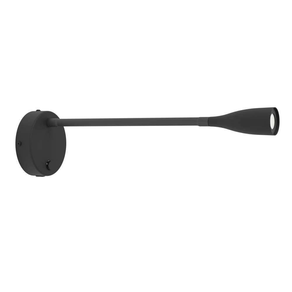 EGLO 901781  Светодиодный спот OLIVANDINO 1, 3,8W(LED), 3000K, 320lm, сталь, черный, черный