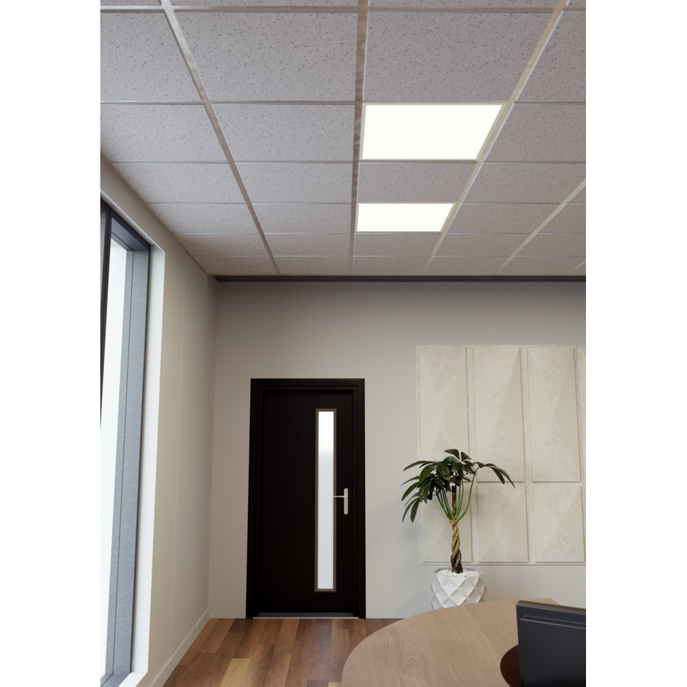 EGLO 902212 Светодиод потолочный свет-к COLFIORITO, 36,5W(LED), 595x595, 2700-4000-6500K, алюминий, белый