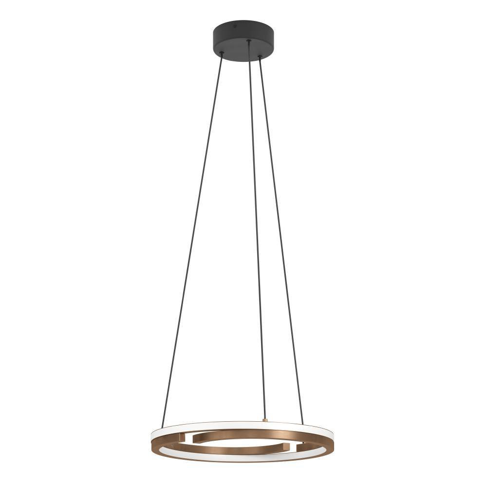 EGLO 901826  Светодиодный подвес с регулировкой цветовой температуры MEZZOMONTE, 1X20W;1X20W(LED;LED), 2700-6500K, 2220;2220lm, алюминий, сталь, бронзовый, 
