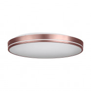 75707  Потолочный светильник OROTAVA, 2X11W(LED), 3000-6500K, Ø395, сталь, пластик, мокко/пластик, белый