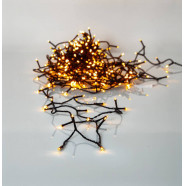  Улич светод гирлянда GOLDEN WARM WHITE, 360X0,064W(LED), L25200, пластик, черный/пластик, прозрачн