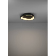 901584  Светод потолочн свет-к LORETELLO, 12W(LED), пластик, сталь, черный, 2700-6500K, 1440lm