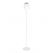 901902  Торшер на солнечн. батарее, димм. SCORDIANO-L, H1200, 2,3W(LED), IP44, 3000K, 4000K, 6500K, 220lm, сталь, белый/пластик, белый