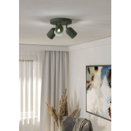 44134  Спот TILSTON, 3X40W(E14), сталь, зеленый