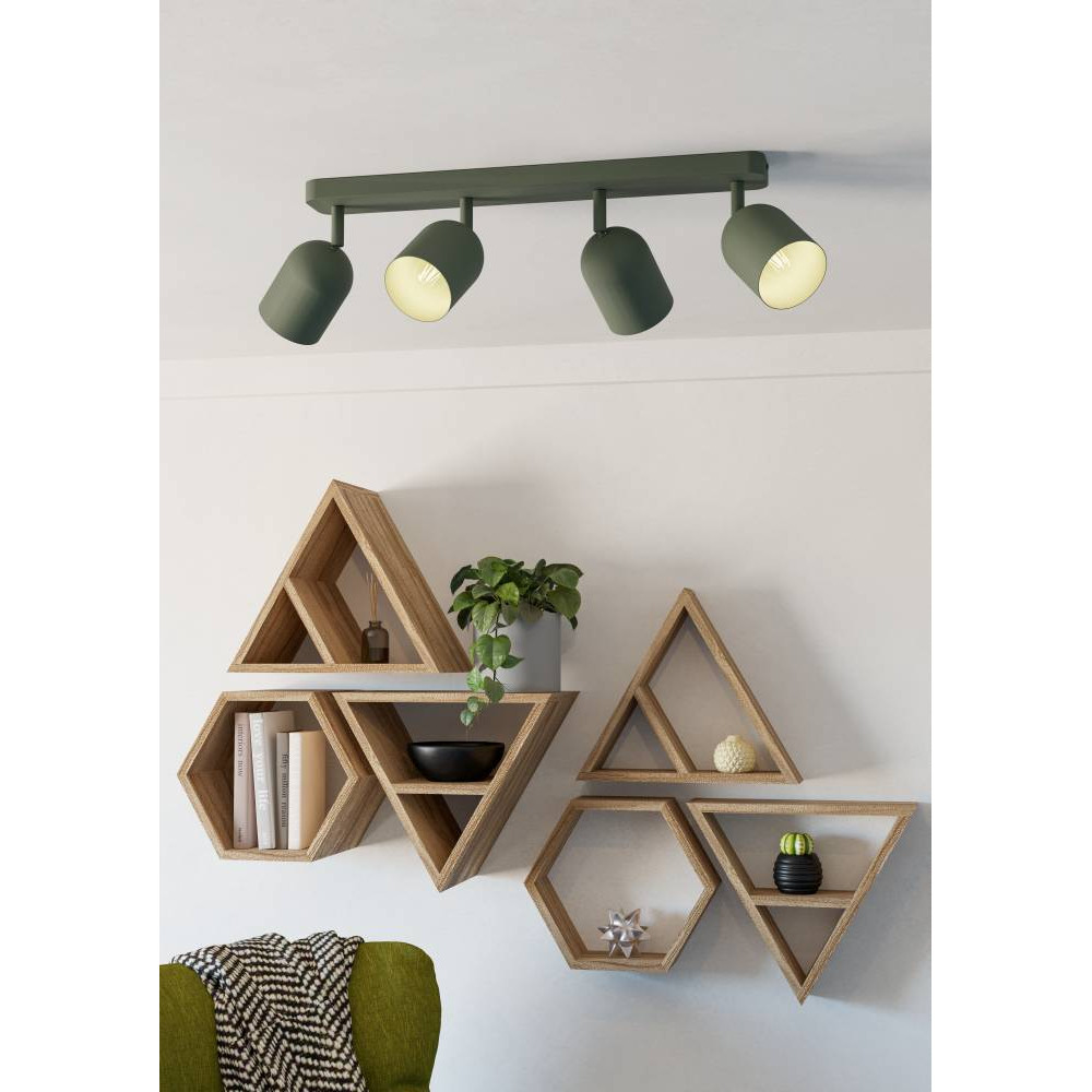 EGLO 44135  Спот TILSTON, 4X40W(E14), сталь, зеленый