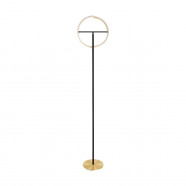 901973  Светодиодный торшер CASTELPOTO, 2X8,8W(LED), 3000K, 2000lm, сталь, латунь состаренный, черный, белый