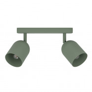 44133  Спот TILSTON, 2X40W(E14), сталь, зеленый