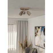 44163  Спот TILSTON, 3X40W(E14), сталь, песочный