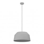 900381  Подвесной потолочный светильник CONTRISA, 1x40W, E27, H1100, Ø520, сталь, серый