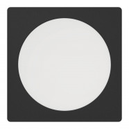  Встраиваемый светильник FUEVA 6, 10,5W(LED), 2700/4000/6500K, 166x166, пластик, черный