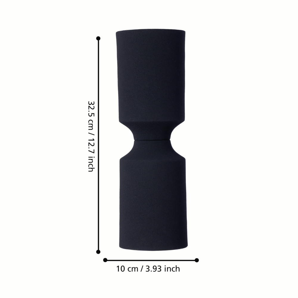 EGLO 422814  Подсвечник OZAMIS, H325, Ø100, сталь, черный
