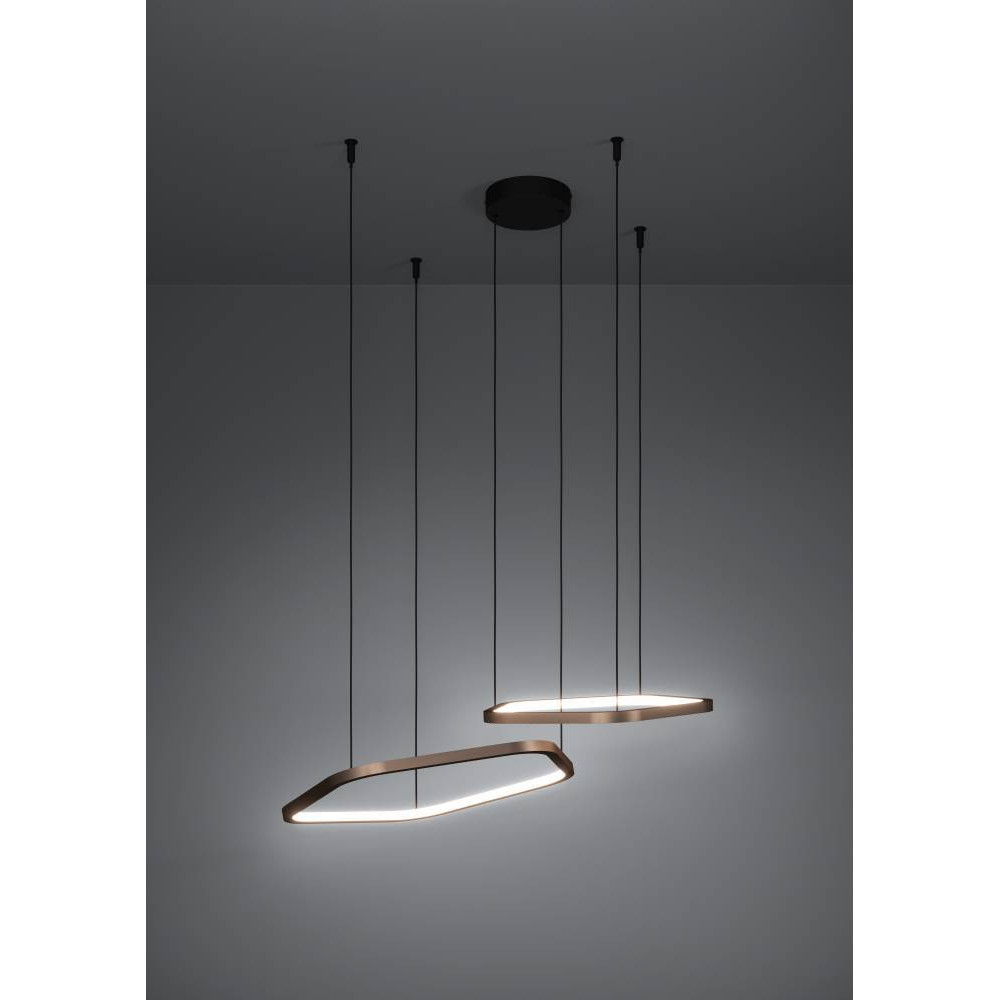 EGLO 390507  Светодиодный подвес с регулировкой цветовой температуры ESTRELLA, 1X30W(LED) ,2200-6500K, 5200lm, алюминий, сталь, бронзовый, черный, белый