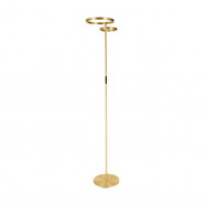 901975  Светодиод торшер с регулировкой цветовой температуры CASTELPOTO 1, 16W;12W(LED;LED), 2700-6500K, 1850;1300lm, сталь, латунь состаренный, белый