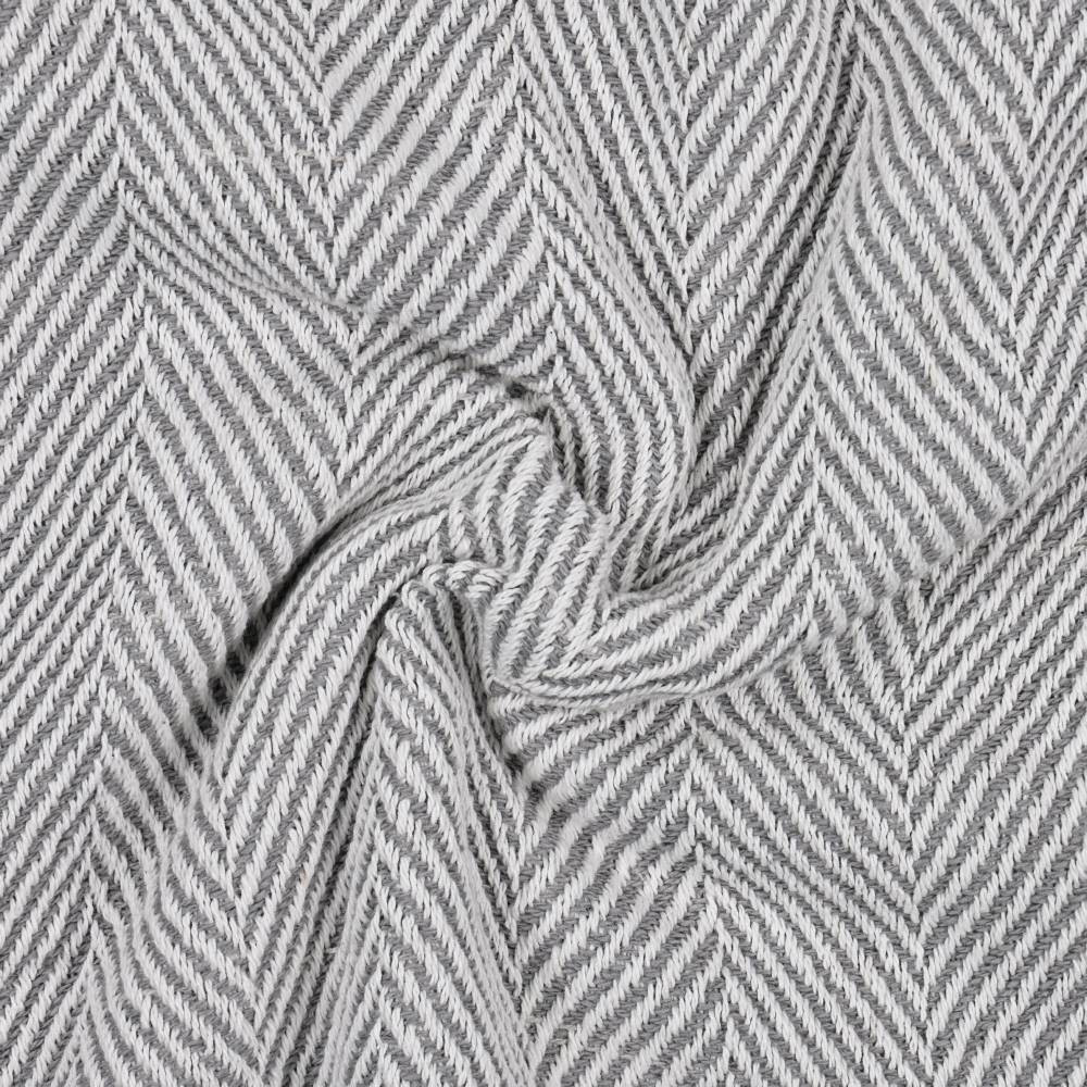 EGLO 420069  Плед LONGLAC, L1700, B1300, 100% хлопок, серый, кремовый
