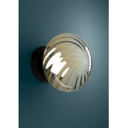390484  Светодиодный бра с регулировкой цветовой температуры PANTOJA, 1X5,8W(LED), Ø180, 2200-6500K, 1100lm, сталь, черный, янтарный