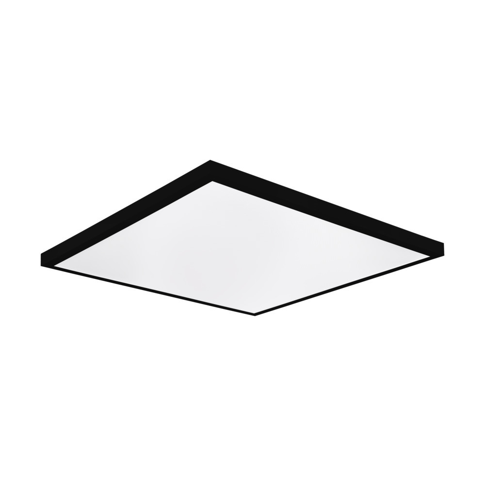 EGLO 902356  Светодиод потолочный свет-к PIETRANGELI, 37,2W(LED), 595x595, 2700-4000-6500K, алюминий, черн