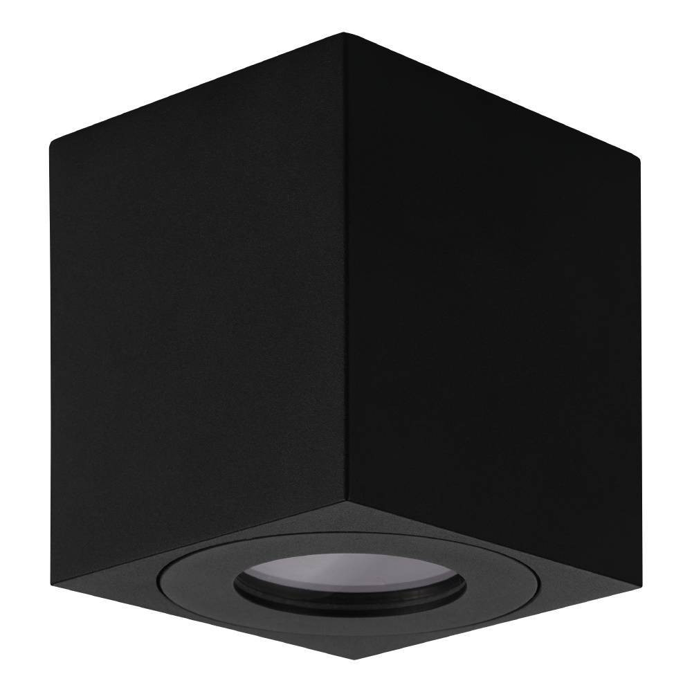 EGLO 901029  Уличный потолочный светильник TORRECOLA, 1X35W (GU10), IP44, H85, алюминий, пластик, чёрный/прозрачное стекло