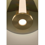 390463  Светодиодный подвес с регулировкой цветовой температуры FRUITERA, 1X5,5W;1X1,6W(LED), Ø210, 2200-6500K, 1000lm, сталь, состаренный медный, золо