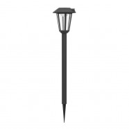 902439  Уличный настенный светильник на солнечной батарее PRIETTA, 1x6,5W(LED), 2700K, IP44, пластик, черный