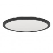 901439  Светодиод потолочн свет-к с регул тем-ры света ROVITO, 18,5W(LED), Ø390, IP44, 2700K, 4000K, 6500K, 2300lm, пластик, черный/пластик, белый