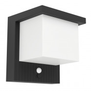 902433  Уличный настенный светильник на солнечной батарее FRIGENTO, 1x7W(LED), 3000K, IP44, алюминий, черный