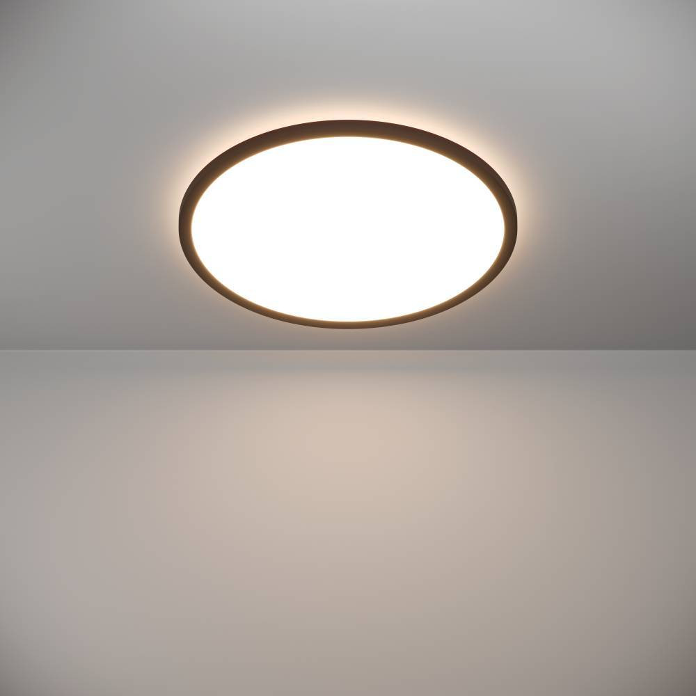 EGLO 901441  Светодиод потолочн свет-к с регул тем-ры света ROVITO, 16,8W(LED), Ø500, IP44, 2700K, 4000K, 6500K, 2900lm, пластик, черный/пластик, белый