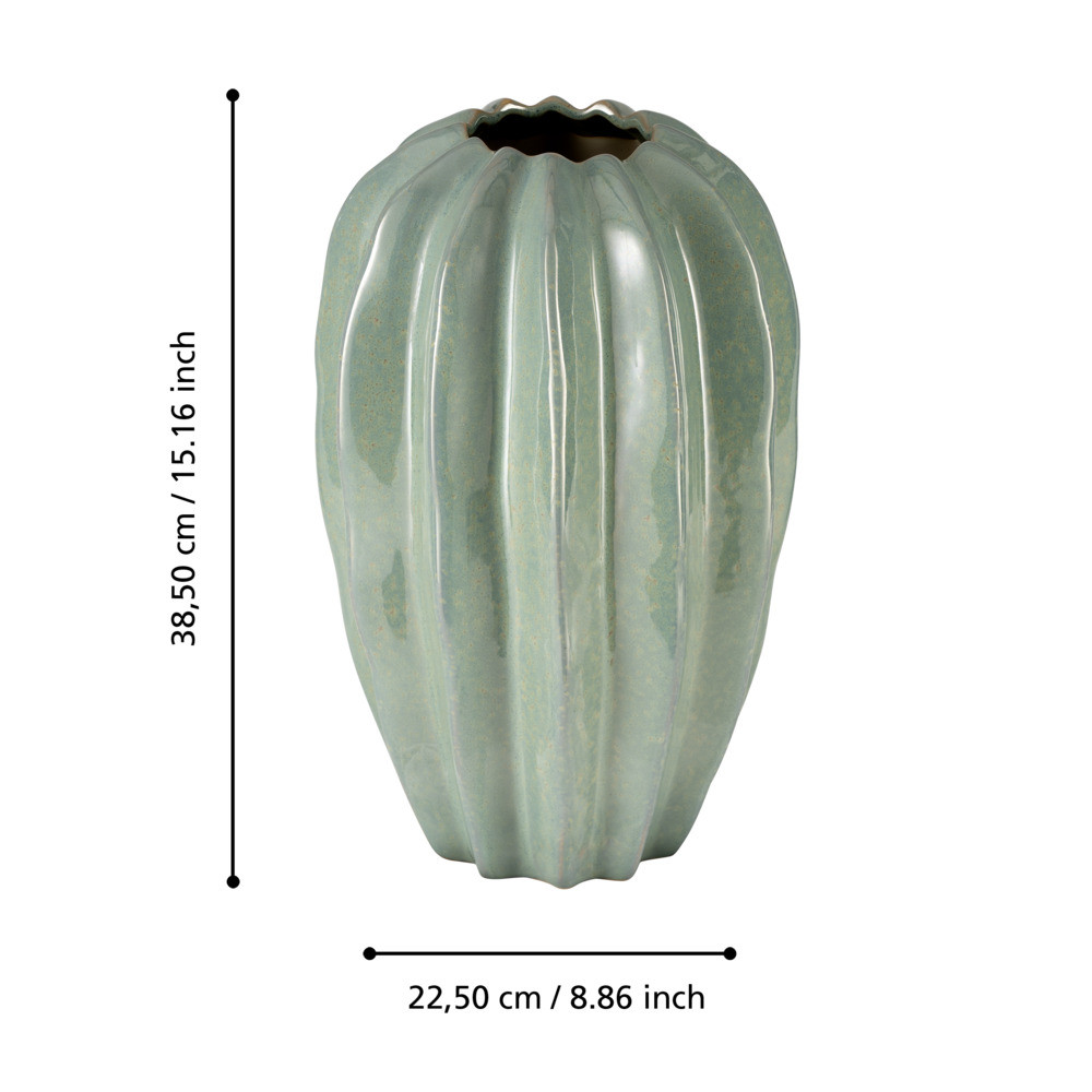 EGLO 421666 Ваза SHIGAY, H310, Ø155, керамика, зеленый