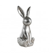  Фигурка Заяц CHILANDY, 150х105х255 мм, полирезин / никель