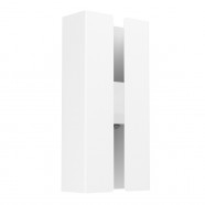 902019  Уличный настенный светильник BRISCOLA, 2x4W(LED), 2700-4000-6000K, IP44, сталь, белый
