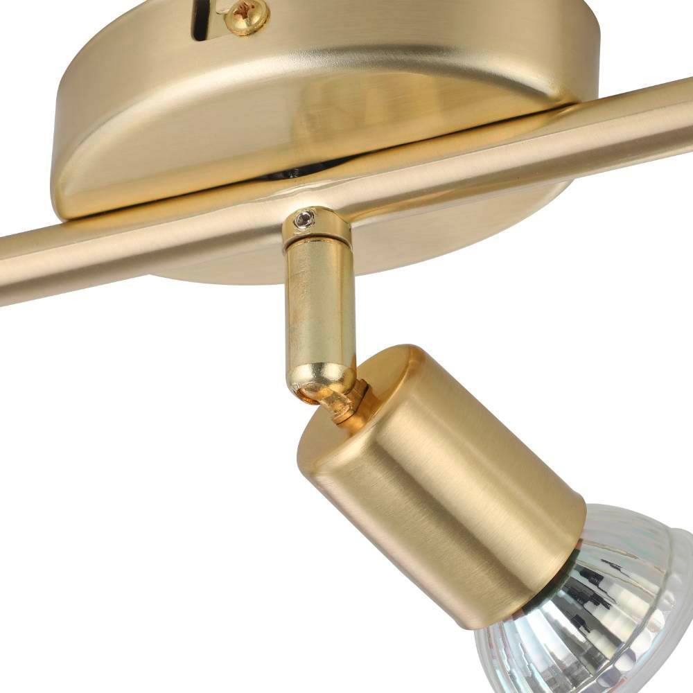 EGLO 33186  Спот BUZZ-LED, GU10, 3x2,8W, 3X250lm, L495, B70, сталь, матовая латунь