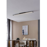 900822  Потолочный светильник  SALOBRENA 1, 38W (LED), 4000K, 4700lm, L1195, B100, H45, алюминий, черный / пластик, белый