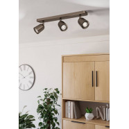 901951  Спот CAMALDOLI, 3X10W(GU10), сталь, темно-бронзовый