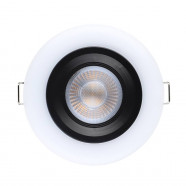 900915  Комплект встраиваемых светильников CALONGE, 3X4,8W (LED), 3000K, 1860lm, Ø100, пластик, черный, белый 