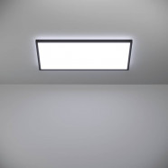 901445  Светодиод потолочн свет-к с регул тем-ры света ROVITO, 17,2W(LED), 570x300, IP44,  2700K, 4000K, 6500K,  2580lm, пластик, черн/пластик, белый
