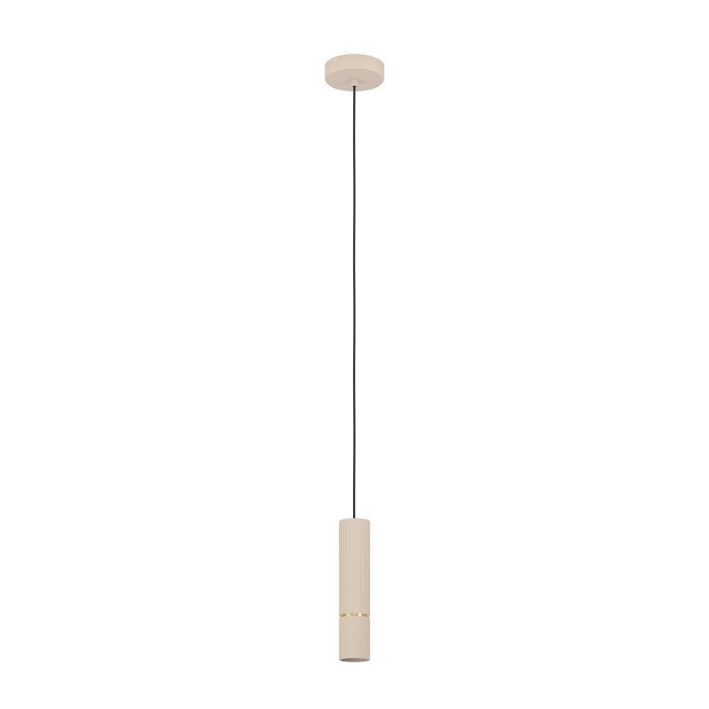 EGLO 901151  Светодиодный подвесной светильник CAMINIA, 1х5W (GU10-LED), 345lm, H1100, Ø60, сталь, песочный, браширов