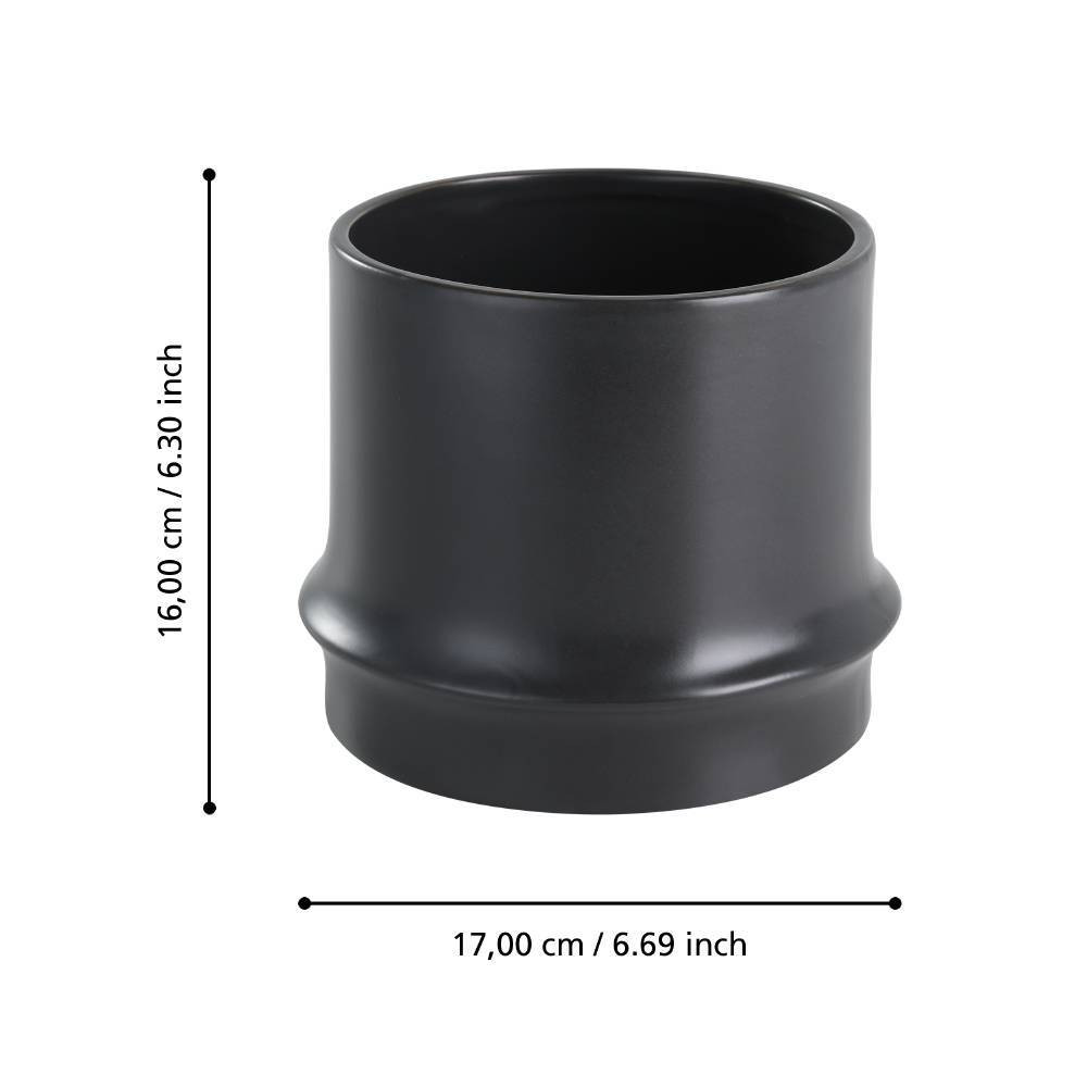 EGLO 428152  Кашпо PARKENT, H160 глина, черный