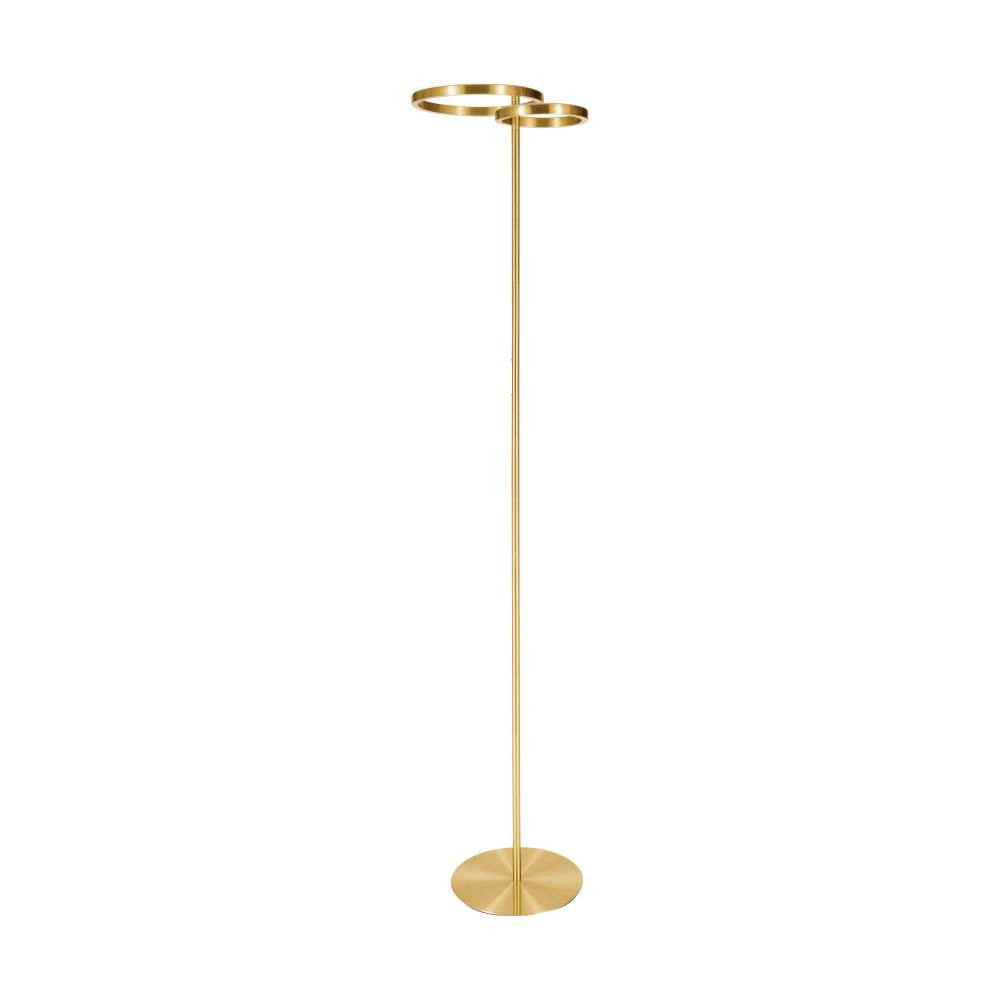 EGLO 901975 Светодиод торшер с регулировкой цветовой температуры CASTELPOTO 1, 16W;12W(LED;LED), 2700-6500K, 1850;1300lm, сталь, латунь состаренный, белый