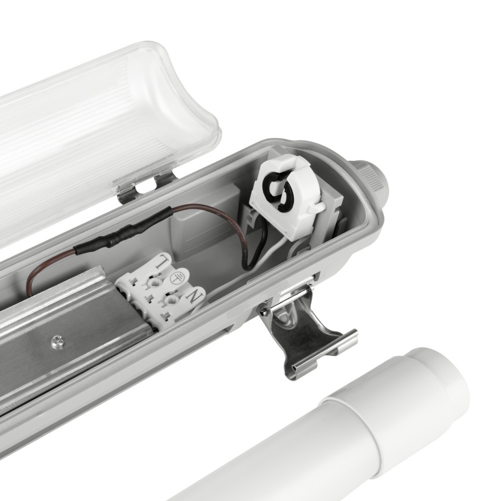 EGLO 901545 Светодиод настенно-потолочн свет-к BASIC PLUS, 1x10W(G13-LED-T8-TUBE), L-650, IP65, пластик,