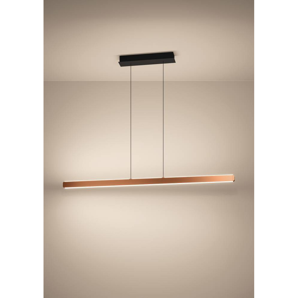 EGLO 390499  Светодиодный подвес с регулировкой цветовой температуры CIGGIANO, 1X30W(LED) ,2200-6500K, 5200lm, алюминий, сталь, коричневый, белый