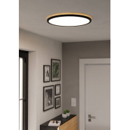 901441  Светодиод потолочн свет-к с регул тем-ры света ROVITO, 16,8W(LED), Ø500, IP44, 2700K, 4000K, 6500K, 2900lm, пластик, черный/пластик, белый