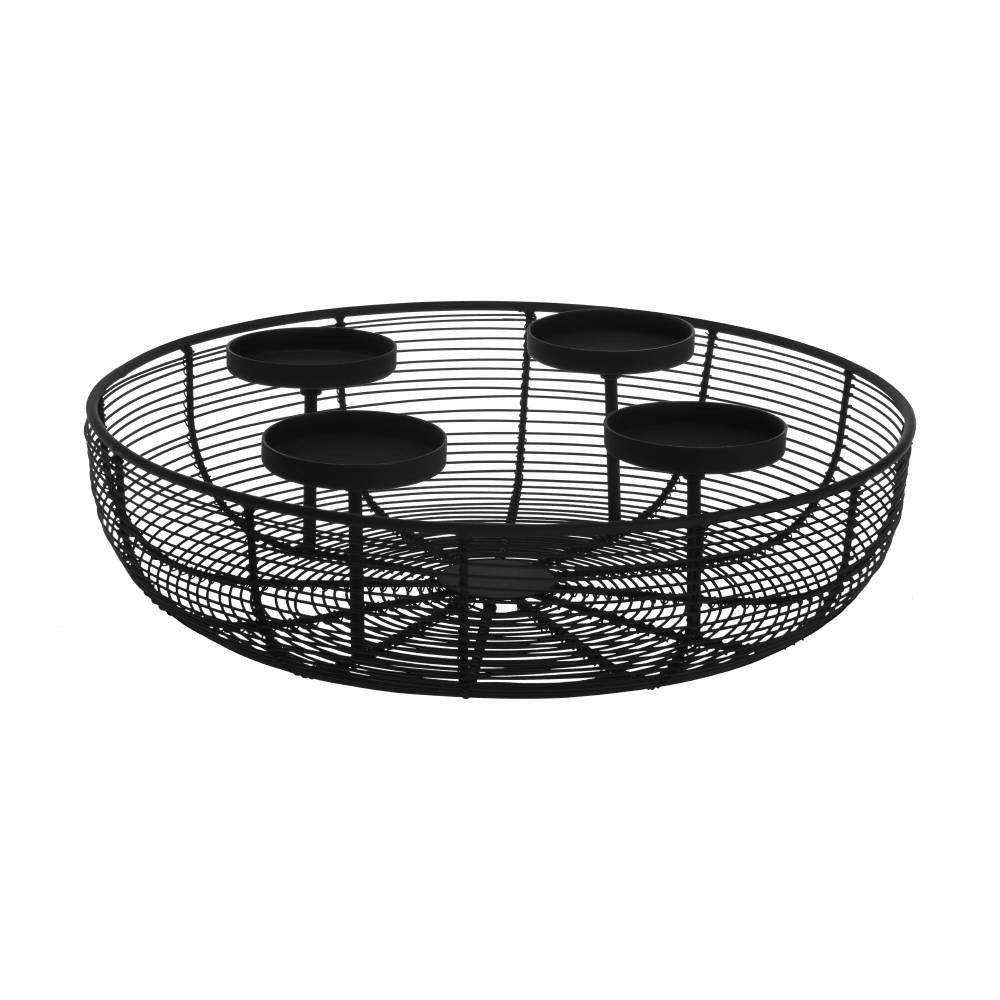 EGLO 427158  Подсвечник HAGONY, B100, Ø360, сталь, черный