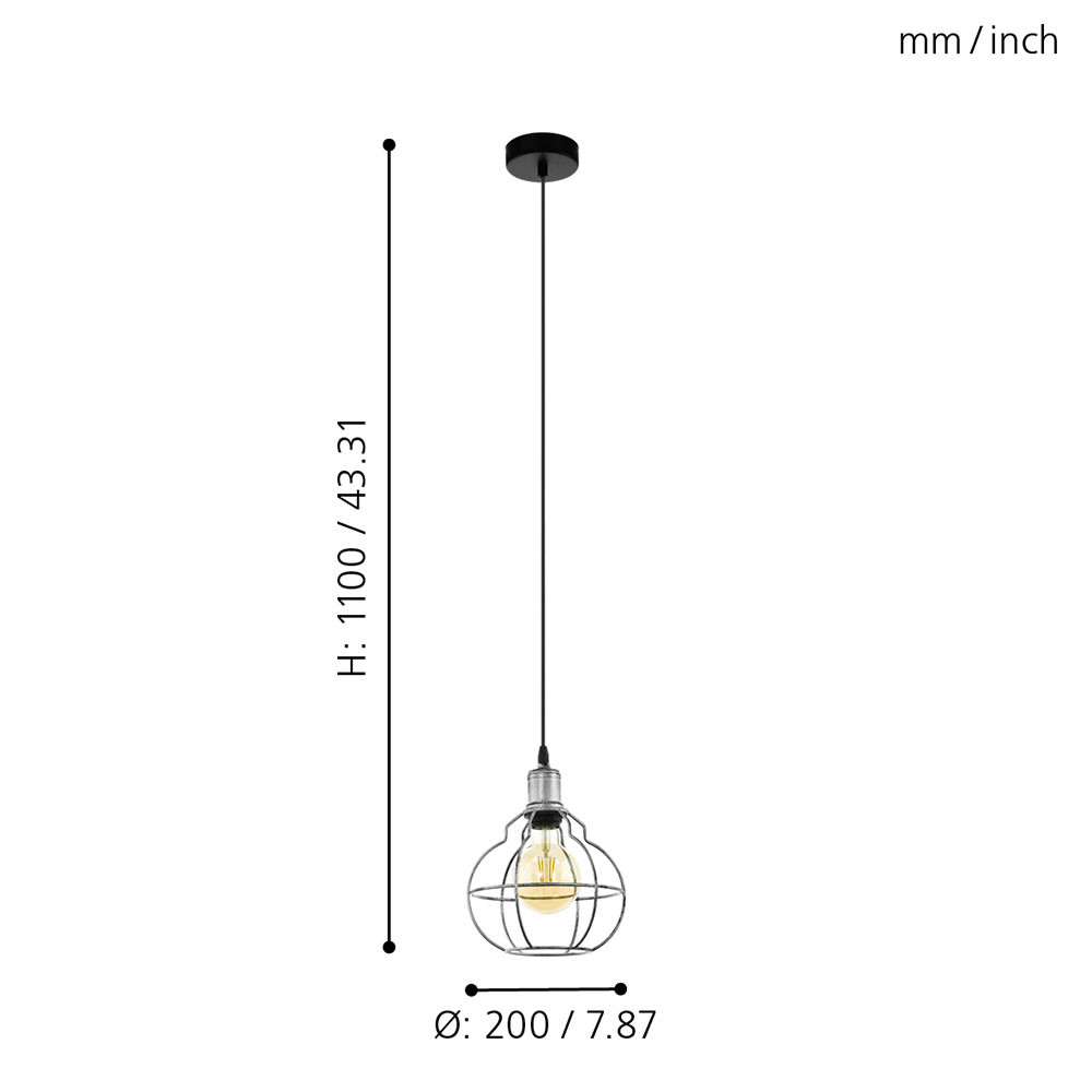 EGLO 33022  Подвесной потолочный светильник (люстра) WRAXALL